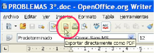 Exportar documento a PDF (OpenOffice)